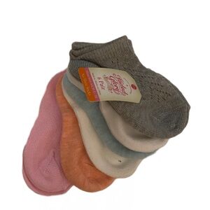 Baby socks Faded Glory 6 pairs size S/H